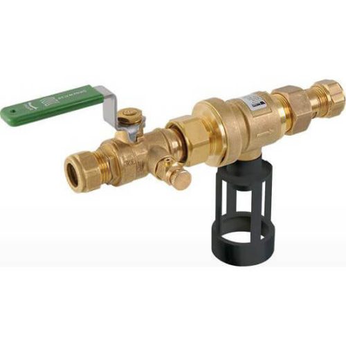 CA gekeurde terugstroombeveiliging met groene hendel geschikt voor installatie van de waterontharder