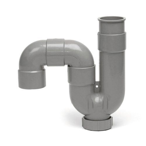 Universele 40 mm siffon (zwanenhals) verlijmbaar voor aansluiten afvoer waterontharder