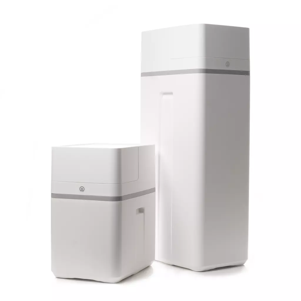 WTR Cabinet High-end Waterontharders in 11l Hars en 25L hars variant.