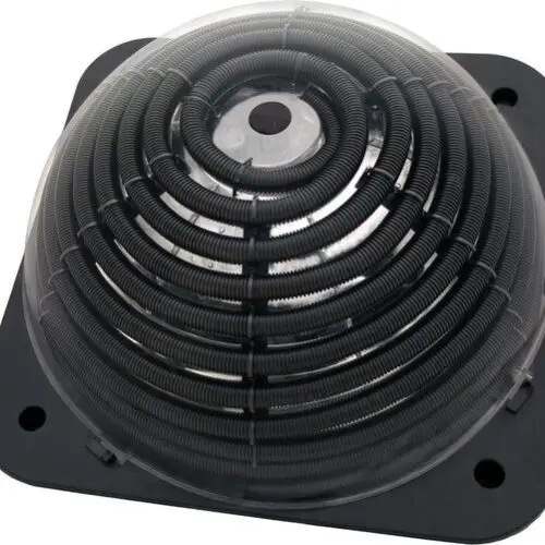 Solar heater unit bovenaanzicht