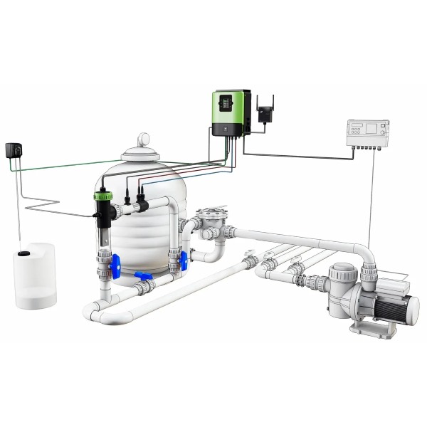 Installatie voorbeeld Oxilife hydrolyse box