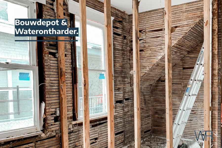 Bouwdepot en aanschaf waterontharder in verbouwwoning